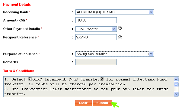 Cara instant transfer bsn online